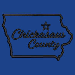 Chickasaw Court House - Ladies Core Classic Pique Polo - Black Design