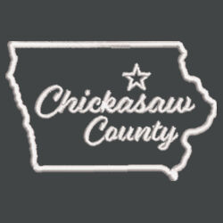 Chickasaw Court House - ® Women's Perfect Tri ® Hooded Cardigan - White Design