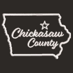 Chickasaw Court House - Dri FIT Stretch 1/2 Zip Cover Up - White Design