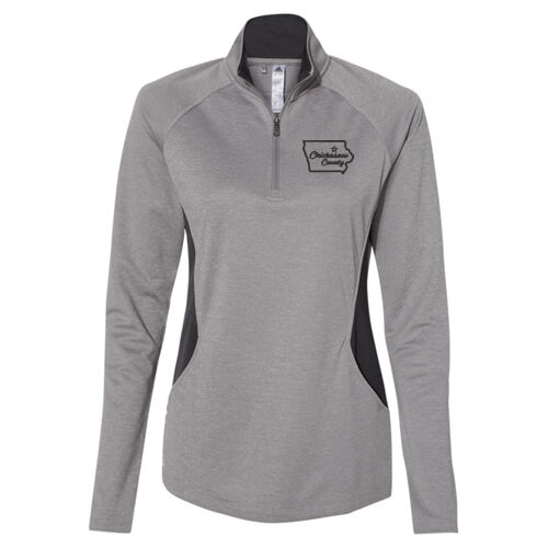 Chickasaw Court House - Women's Lightweight Quarter-Zip Pullover - Black Thumbnail