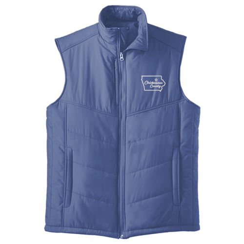 Chickasaw Court House - Puffy Vest - White Thumbnail