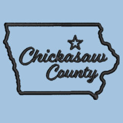 Chickasaw Court House - Women's Spotshield™ 50/50 Sport Shirt - Black Design