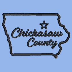 Chickasaw Court House - DryBlend® Jersey Sport Shirt - Black Design