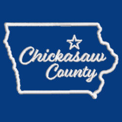 Chickasaw Court House - Women's 3-Stripes Shoulder Sport Shirt - White Design