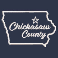 Chickasaw Court House - ® Sweater Fleece 1/4 Zip - White Design