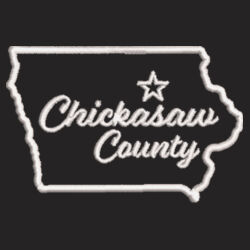 Chickasaw Court House - Interlock 1/4 Zip - White Design