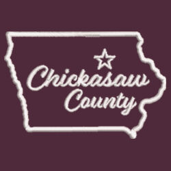 Chickasaw Court House - 1/4 Zip Sweatshirt - White Design